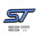 ST-8,Ford ST Alloy Badge – Front Grille or Boot Emblem, 8cm, Multi Colour