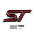 ST-8,Ford ST Alloy Badge – Front Grille or Boot Emblem, 8cm, Multi Colour