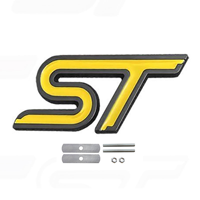 ST-8,Ford ST Alloy Badge – Front Grille or Boot Emblem, 8cm, Multi Colour