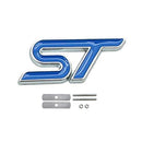 ST-8,Ford ST Alloy Badge – Front Grille or Boot Emblem, 8cm, Multi Colour