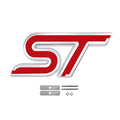 ST-8,Ford ST Alloy Badge – Front Grille or Boot Emblem, 8cm, Multi Colour