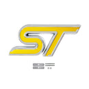 ST-8,Ford ST Alloy Badge – Front Grille or Boot Emblem, 8cm, Multi Colour