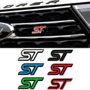 ST-8,Ford ST Alloy Badge – Front Grille or Boot Emblem, 8cm, Multi Colour