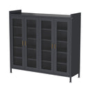 STF-SR-013-1200-5，imix Home 5-Tier Metal Shoe Cabinet – 4-Door, 1200mm Wide