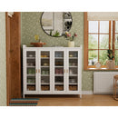 STF-SR-013-1200-5，imix Home 5-Tier Metal Shoe Cabinet – 4-Door, 1200mm Wide