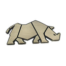 SUZ-RHINO, Alloy Rhino Emblem Badge Compatible With Suzuki Jimny