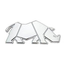SUZ-RHINO, Alloy Rhino Emblem Badge Compatible With Suzuki Jimny