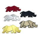 SUZ-RHINO, Alloy Rhino Emblem Badge Compatible With Suzuki Jimny