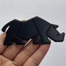 SUZ-RHINO, Alloy Rhino Emblem Badge Compatible With Suzuki Jimny