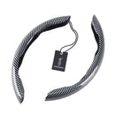 SWC-001, 2 PCS Universal Carbon Fibre Style Steering Wheel Cover