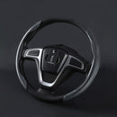 SWC-001, 2 PCS Universal Carbon Fibre Style Steering Wheel Cover