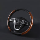 SWC-001B, imix home-2 PCS Universal Luxury Wood Grain Steering Wheel Cover,Car Accessories - Brown   – Sporty & Durable Design
