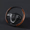 SWC-001B, imix home-2 PCS Universal Luxury Wood Grain Steering Wheel Cover,Car Accessories - Brown   – Sporty & Durable Design