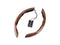 SWC-001B, imix home-2 PCS Universal Luxury Wood Grain Steering Wheel Cover,Car Accessories - Brown   – Sporty & Durable Design