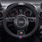 SWC-002,Universal 3D Feel Non-Slip PU Leather Steering Wheel Cover