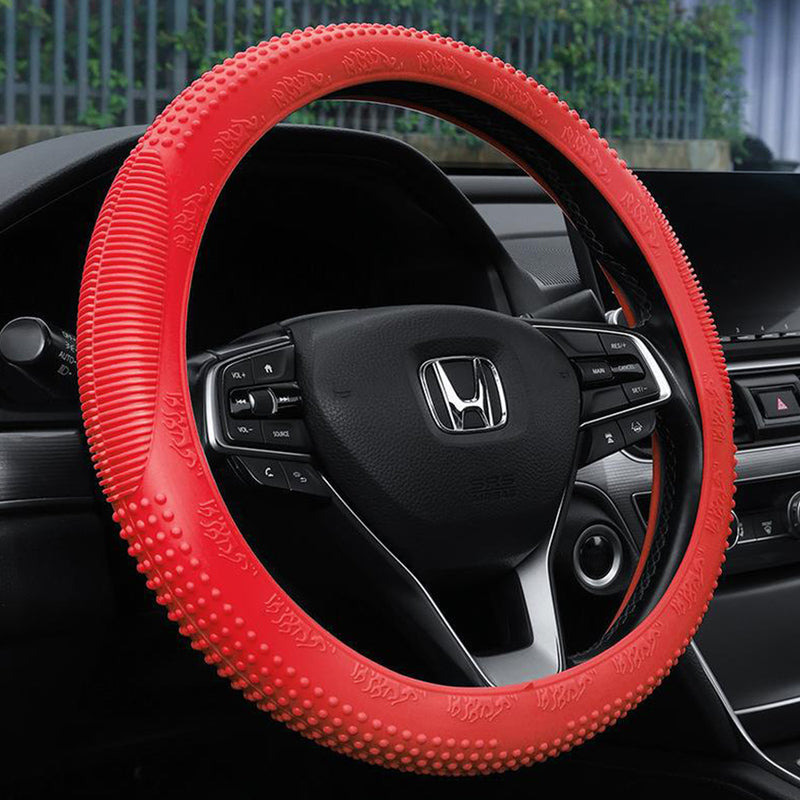 SWC-003,Universal, Massage Decompression Non-Slip Silicone Steering Wheel Cover