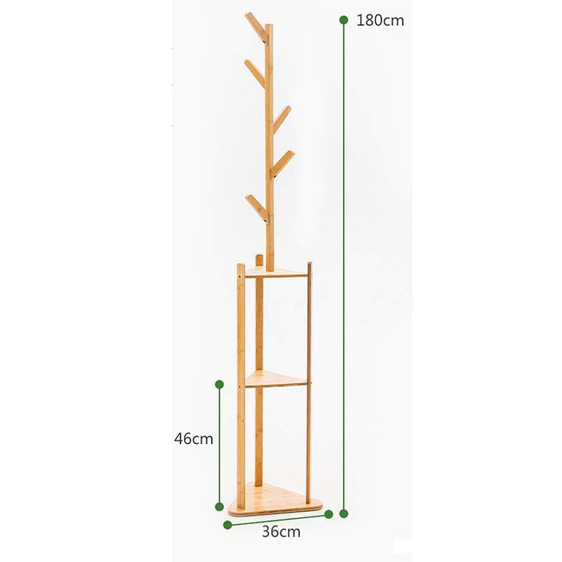 BCS-001, Modern Bamboo Tree Coat Stand