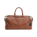 TRB-A1162, PU Leather Vintage Style Large Capacity Travel & Gym Bag with Top Handle