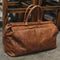 TRB-A1162, PU Leather Vintage Style Large Capacity Travel & Gym Bag with Top Handle