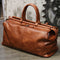 TRB-A1162, PU Leather Vintage Style Large Capacity Travel & Gym Bag with Top Handle