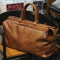 TRB-A1162, PU Leather Vintage Style Large Capacity Travel & Gym Bag with Top Handle