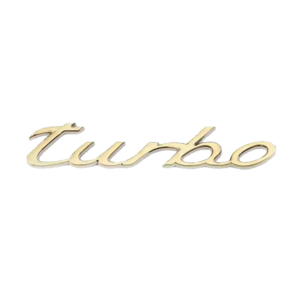 Poirsche Turbo Lettering PORSCHE-TURBO,High Quality ABS PORSCHE TURBO Trunk Letter Sticker Embl ...