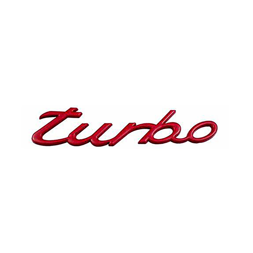 Poirsche Turbo Lettering PORSCHE-TURBO,High Quality ABS PORSCHE TURBO Trunk Letter Sticker Embl ...