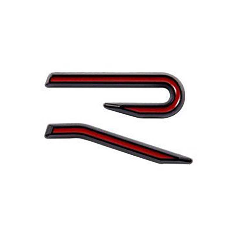 VW-R21-65, 3D R-Line Style Rear Boot Emblem Badge for VW- High Quality ABS