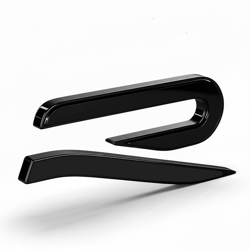 VW-R21-65, 3D R-Line Style Rear Boot Emblem Badge for VW- High Quality ABS