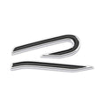 VW-R21-65, 3D R-Line Style Rear Boot Emblem Badge for VW- High Quality ABS