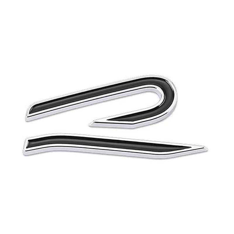 VW-R21-65, 3D R-Line Style Rear Boot Emblem Badge for VW- High Quality ABS