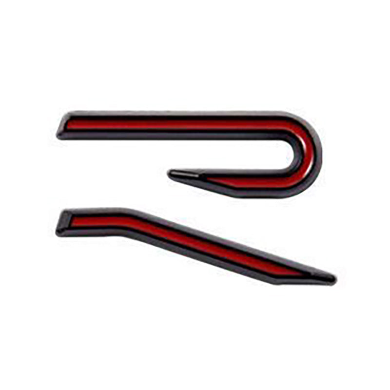 VW-R21-40, 3D R-Line Style Rear Boot Emblem Badge for VW-Alloy