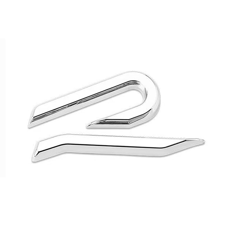 VW-R21-65, 3D R-Line Style Rear Boot Emblem Badge for VW- High Quality ABS