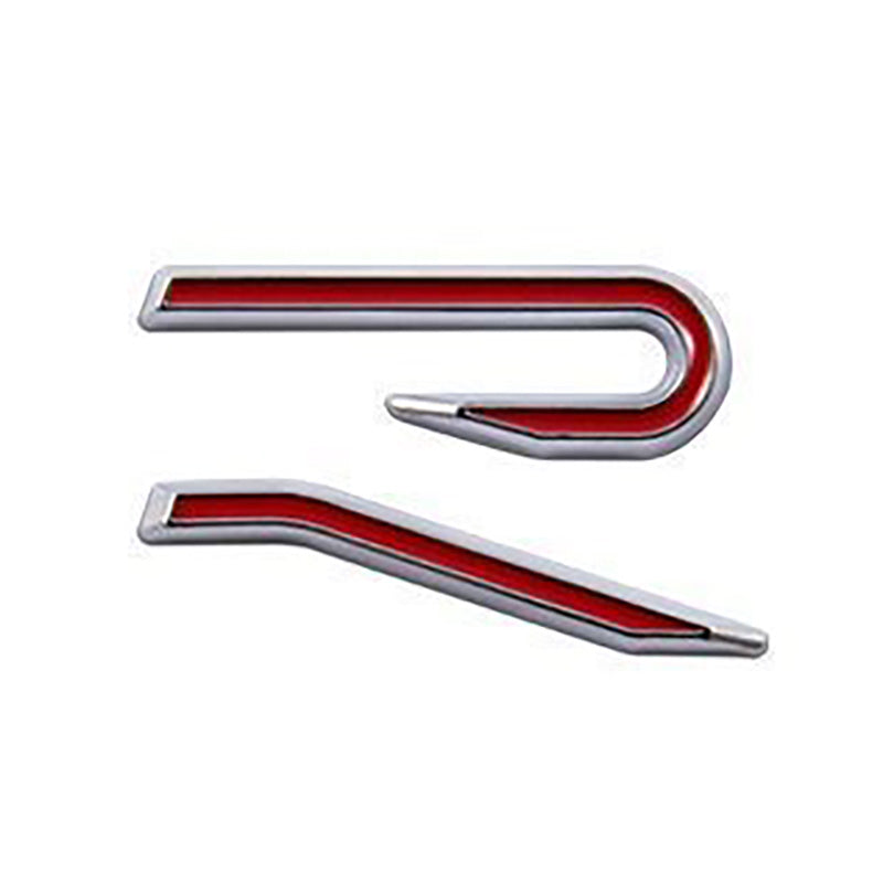 VW-R21-40, 3D R-Line Style Rear Boot Emblem Badge for VW-Alloy