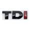 VW-TDI, High Quality ABS Volkswagen TDI Trunk Badges，Original size