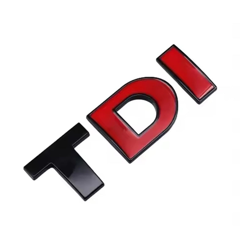 VW-TDI, High Quality ABS Volkswagen TDI Trunk Badges，Original size