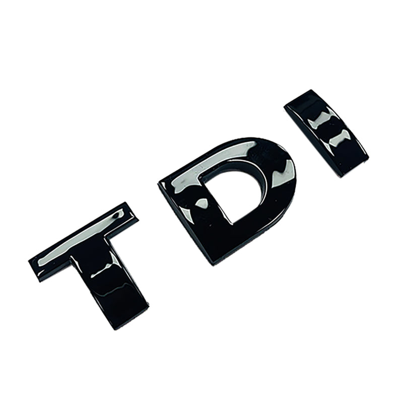 VW-TDI, High Quality ABS Volkswagen TDI Trunk Badges，Original size