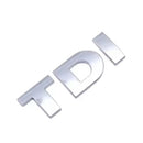 VW-TDI, High Quality ABS Volkswagen TDI Trunk Badges，Original size
