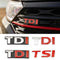 VW-TDI, High Quality ABS Volkswagen TDI Trunk Badges，Original size