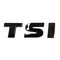 VW-TSI, High Quality ABS VW TSI Letters Emblem Sticker