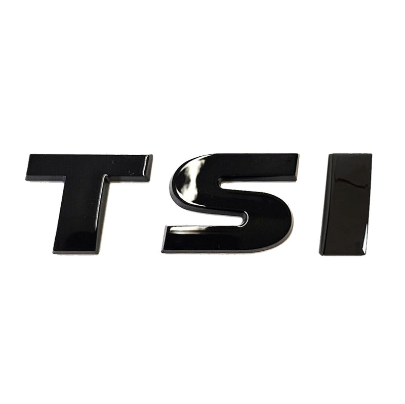 VW-TSI, High Quality ABS VW TSI Letters Emblem Sticker