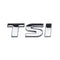 VW-TSI, High Quality ABS VW TSI Letters Emblem Sticker