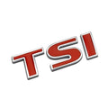 VW-TSI, High Quality ABS VW TSI Letters Emblem Sticker