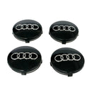 WCC-AD-68, AUDI Wheel Centre Caps (4 Pack) – Ø68mm – Aftermarket (Non-OEM),Part No.4B0 601 170 A