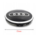 WCC-AD-77, AUDI Wheel Centre Caps (4 Pack) – Ø77mm – Aftermarket (Non-OEM)
