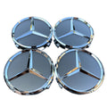 WCC-BENZ-75, MERCEDES-BENZ Wheel Centre Caps (4 Pack) – Ø75mm – Aftermarket (Non-OEM))
