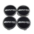 WCC-BENZ-75A, MERCEDES-BENZ Wheel Centre Caps (4 Pack) – Ø75mm – Aftermarket (Non-OEM))