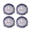 WCC-BENZ-75A, MERCEDES-BENZ Wheel Centre Caps (4 Pack) – Ø75mm – Aftermarket (Non-OEM))