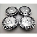 WCC-BENZ-75A, MERCEDES-BENZ Wheel Centre Caps (4 Pack) – Ø75mm – Aftermarket (Non-OEM))