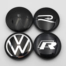 WCC-VW-56A, VOLKSWAGEN Wheel Centre Caps (4 Pack) – Ø56mm – Aftermarket (Non-OEM)